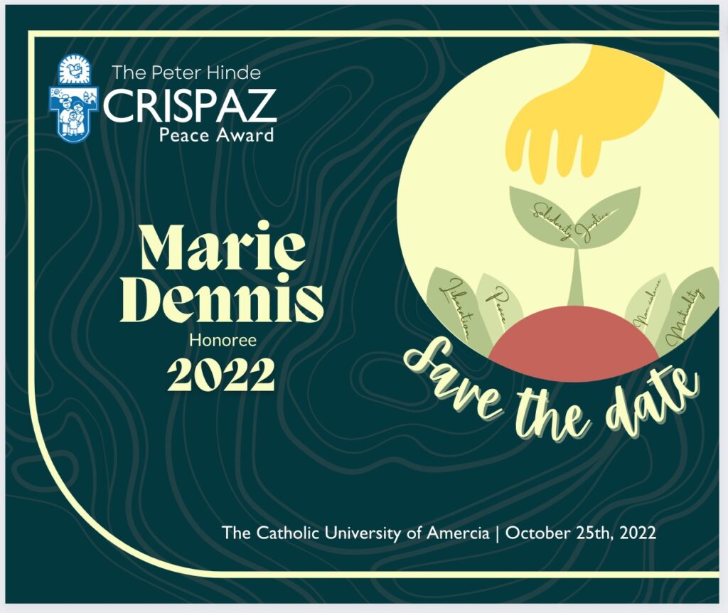 2022 Peter Hinde CRISPAZ Peace Award